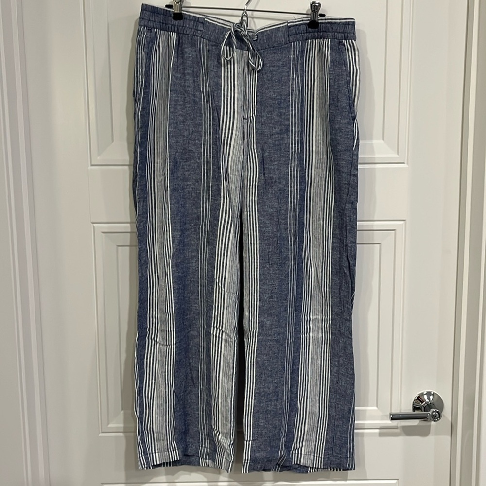Old Navy Wide Leg Linen Pants